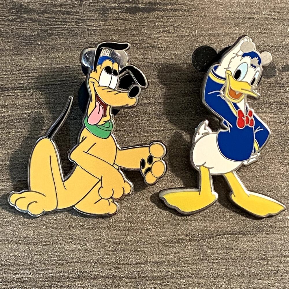 Disney Park Bundle with Pluto and Donald Duck Celebrate Everyday w/Mickey Ears